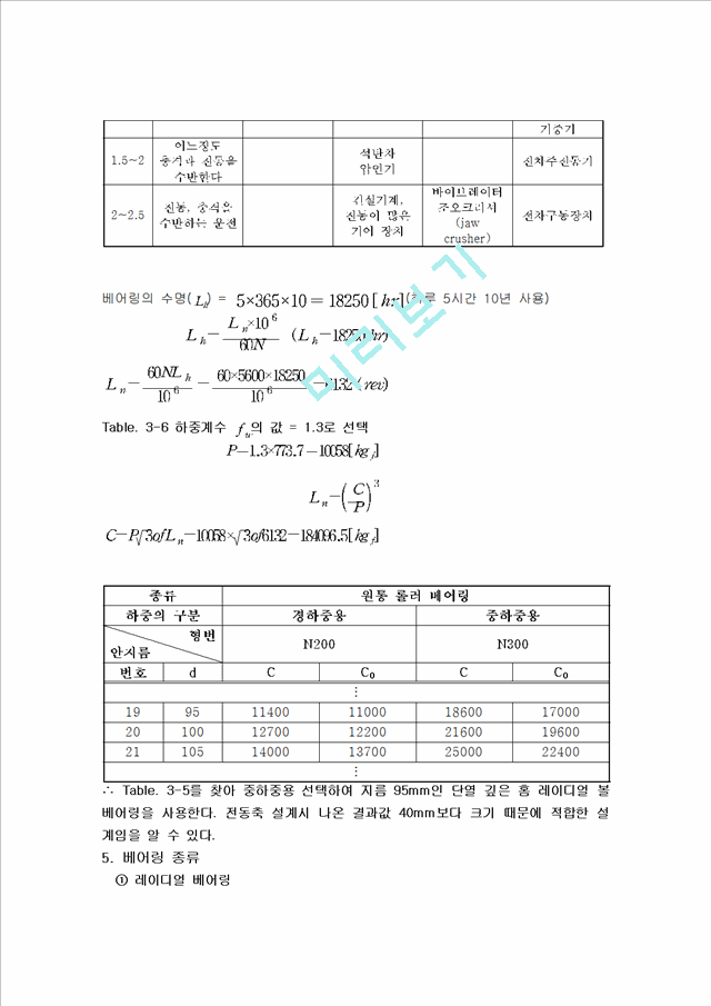 [공학] 기계설계학 - 자동차 베어링 설계   (6 )